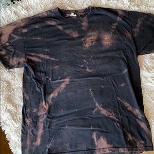 Black tie dyed t-shirt